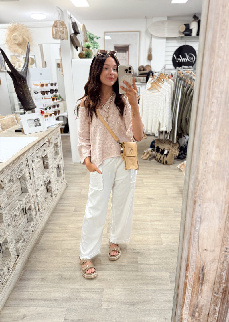 Estelle Top - Stonewash Pink