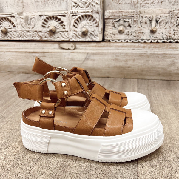 Akash Leather Sandal - Tan