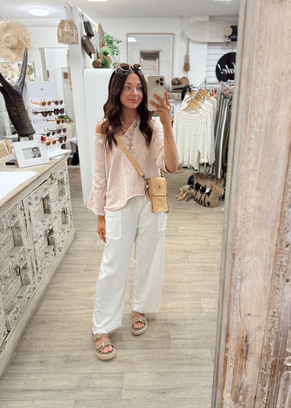 Estelle Top - Stonewash Pink