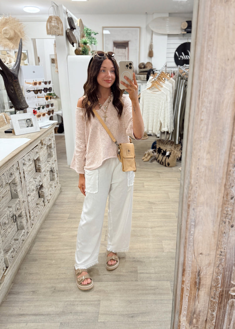 Estelle Top - Stonewash Pink