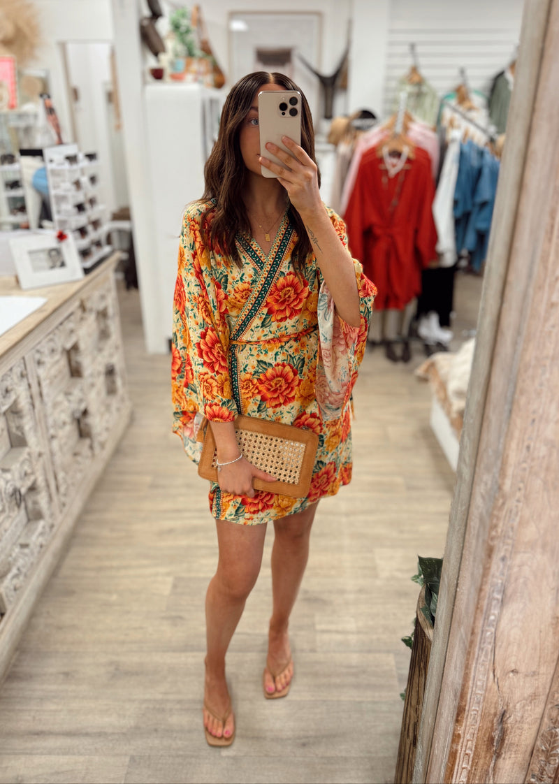Yuki Wrap Dress - Fiesta