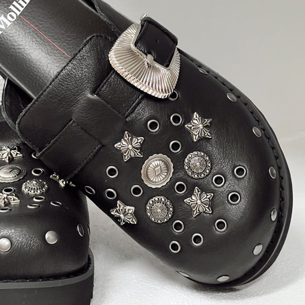 Manni Leather Slides