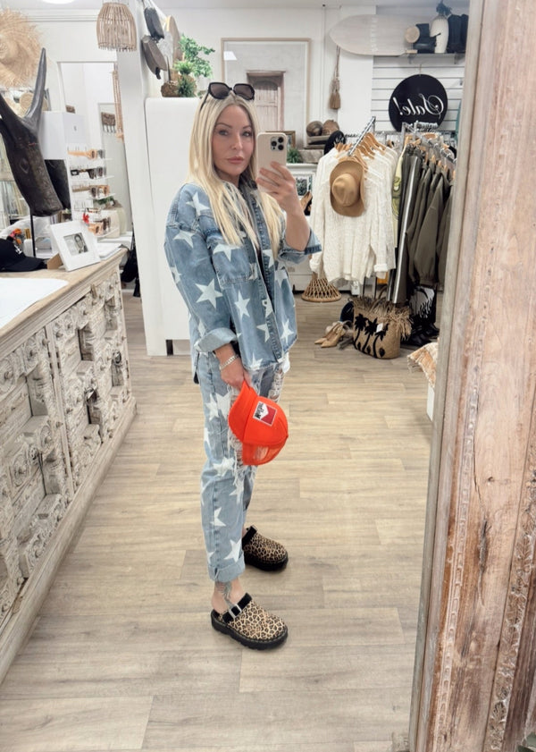 Daria Denim Shacket - Starwash