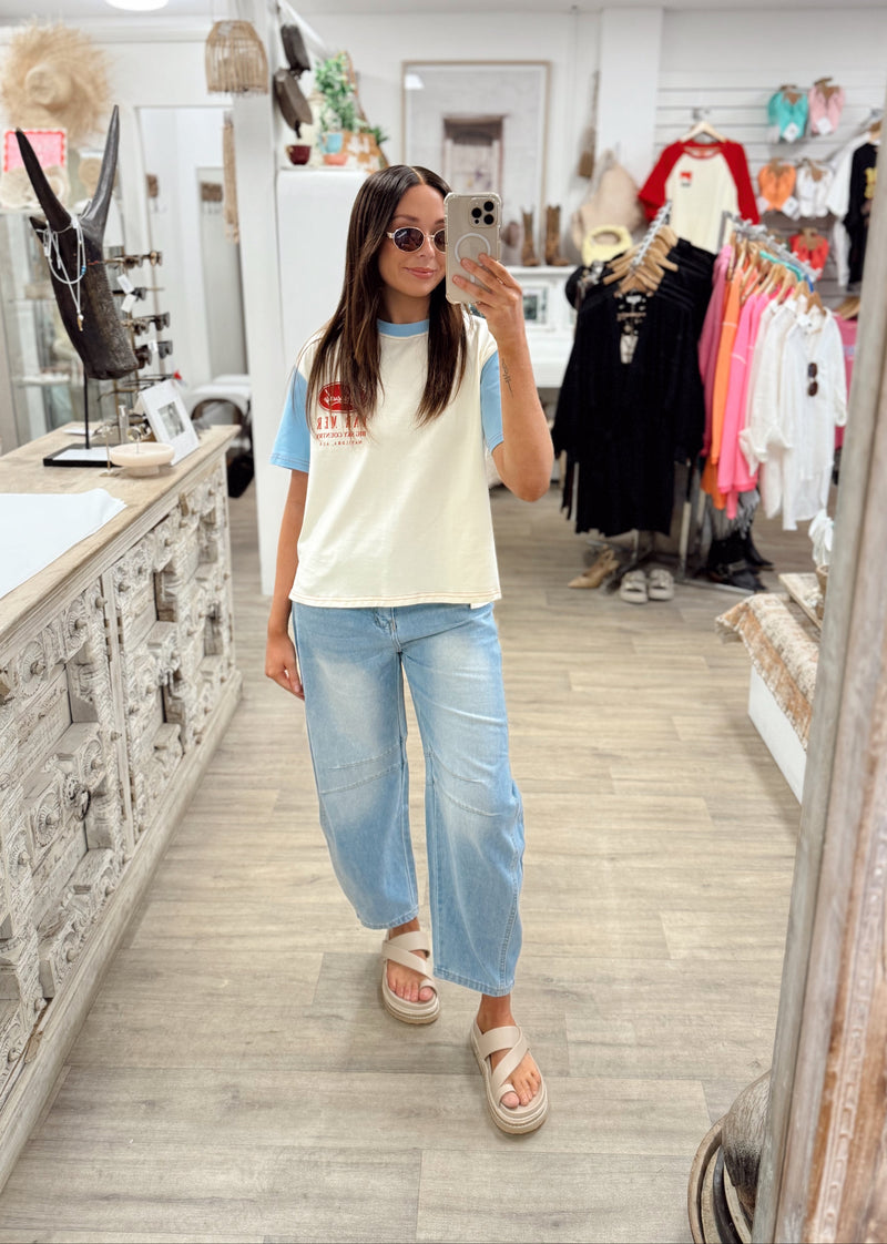 Lightwash Barrel Jeans