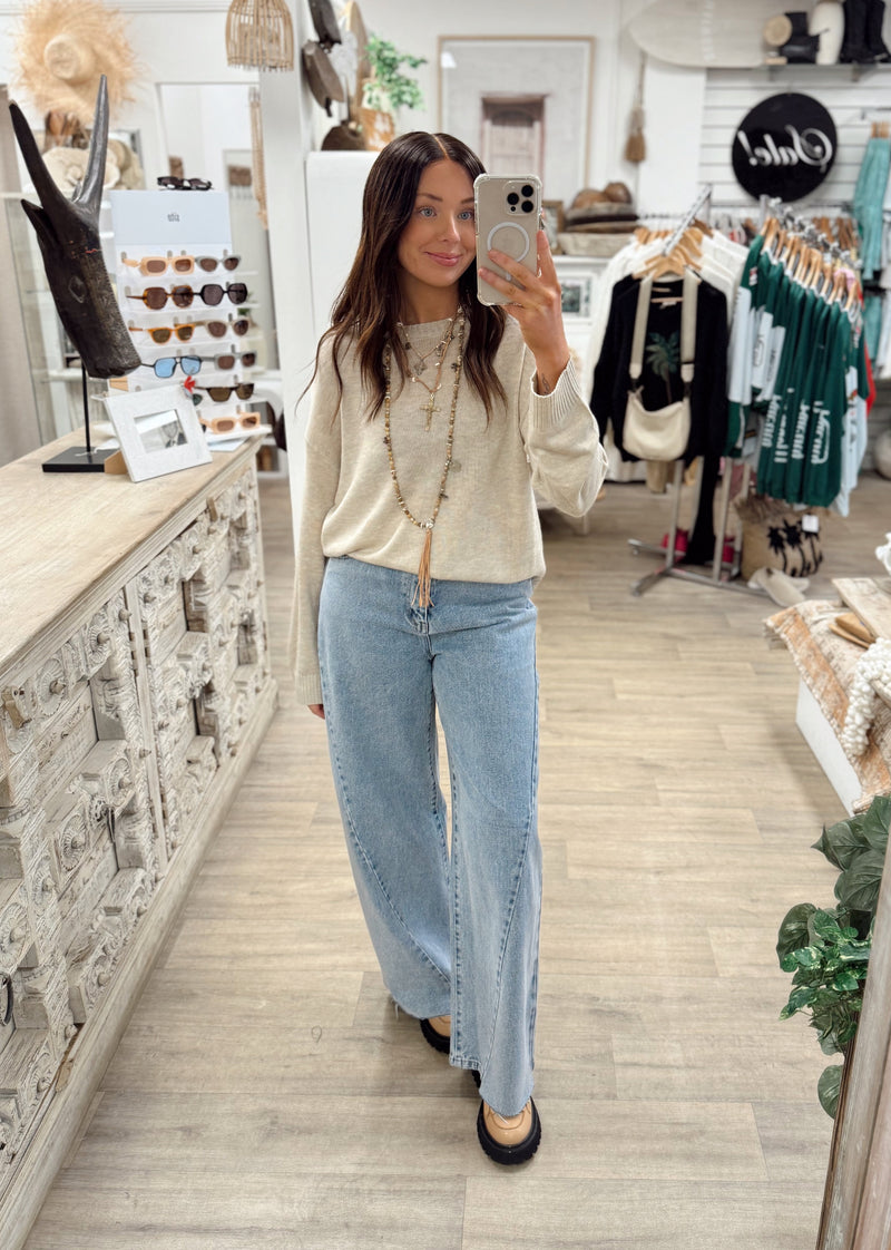 Victoria Jumper - Oatmeal