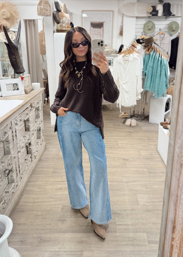 Catalina Knit - Chocolate