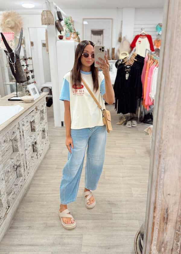 Lightwash Barrel Jeans