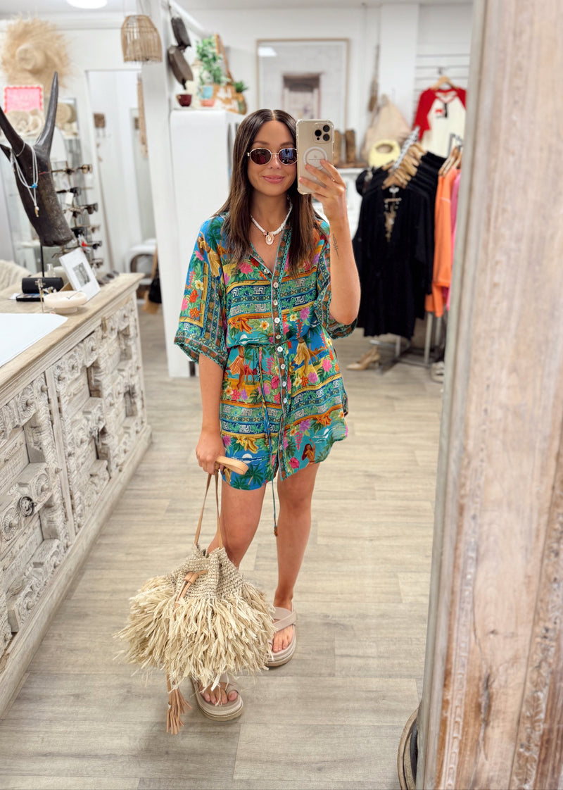Lois Shirt Dress - Tiki