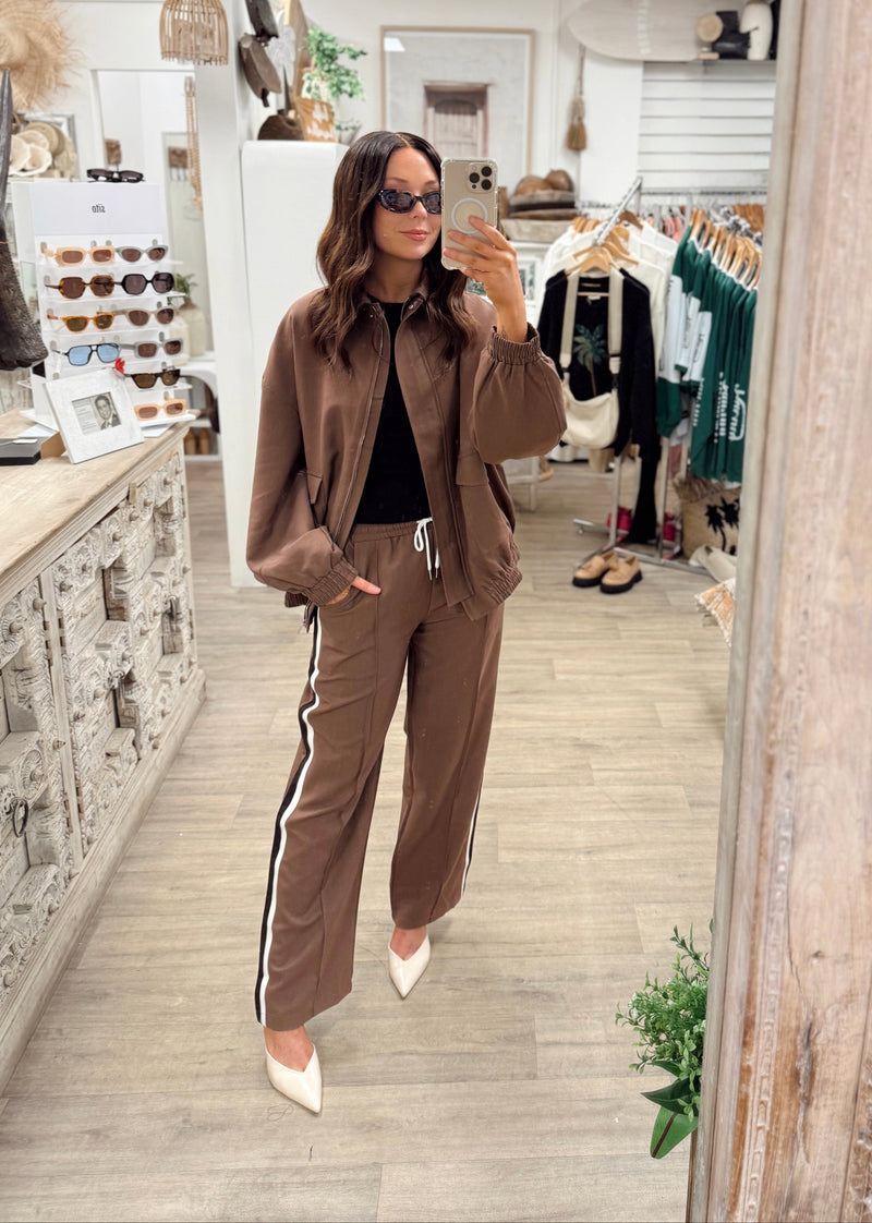 Ischia Bomber Jacket - Mocha
