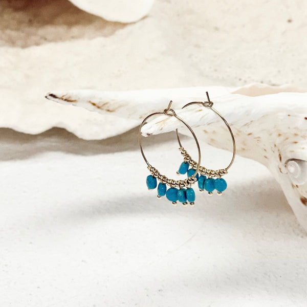 Zoe Earrings - Turquoise