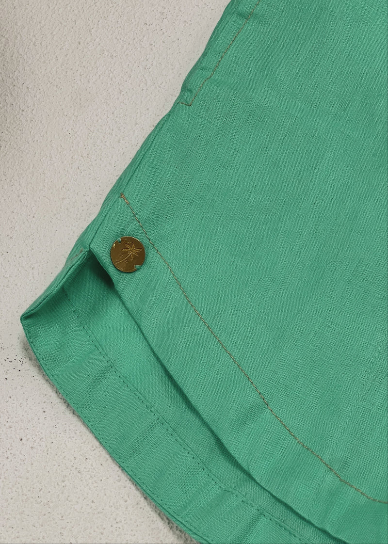Juju Linen Playsuit - Mint