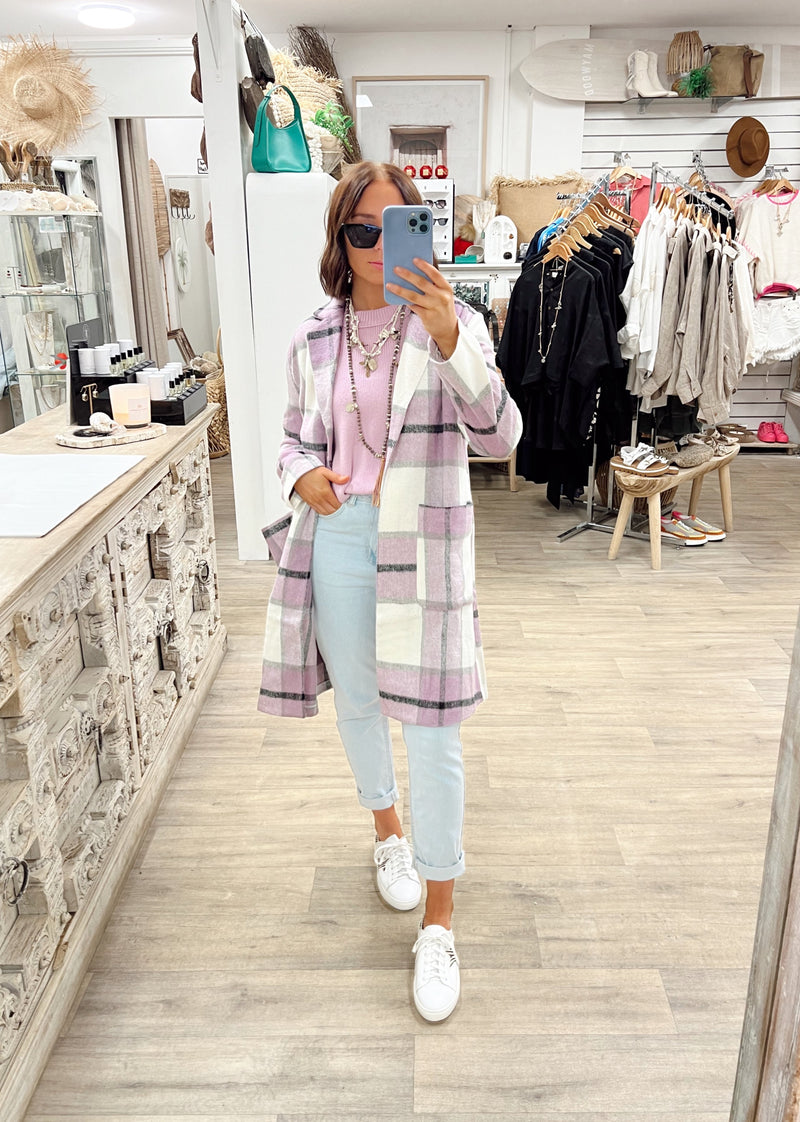 Jodi Midi Coat - Lilac