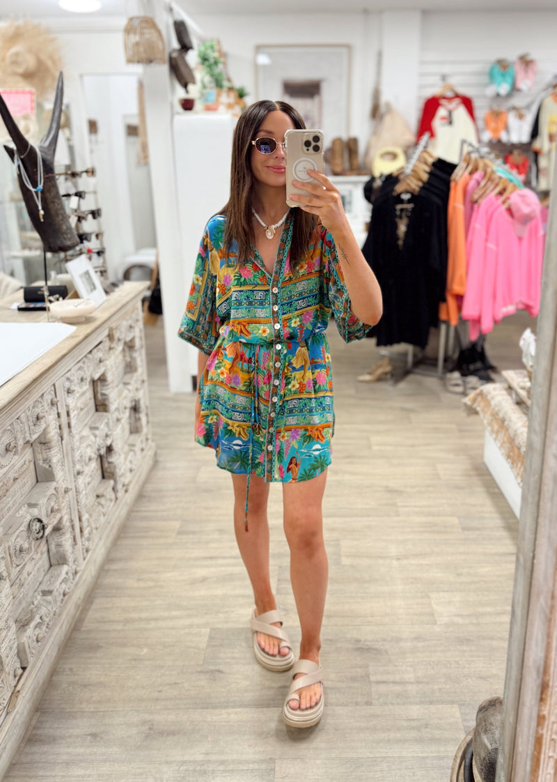 Lois Shirt Dress - Tiki