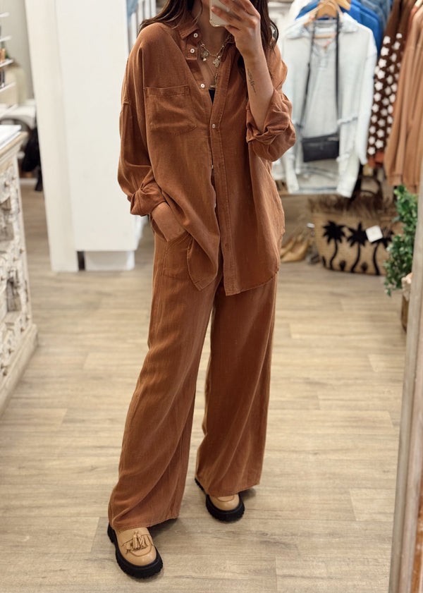 Billie Pants - Terracotta