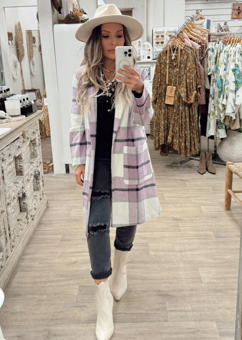 Jodi Midi Coat - Lilac