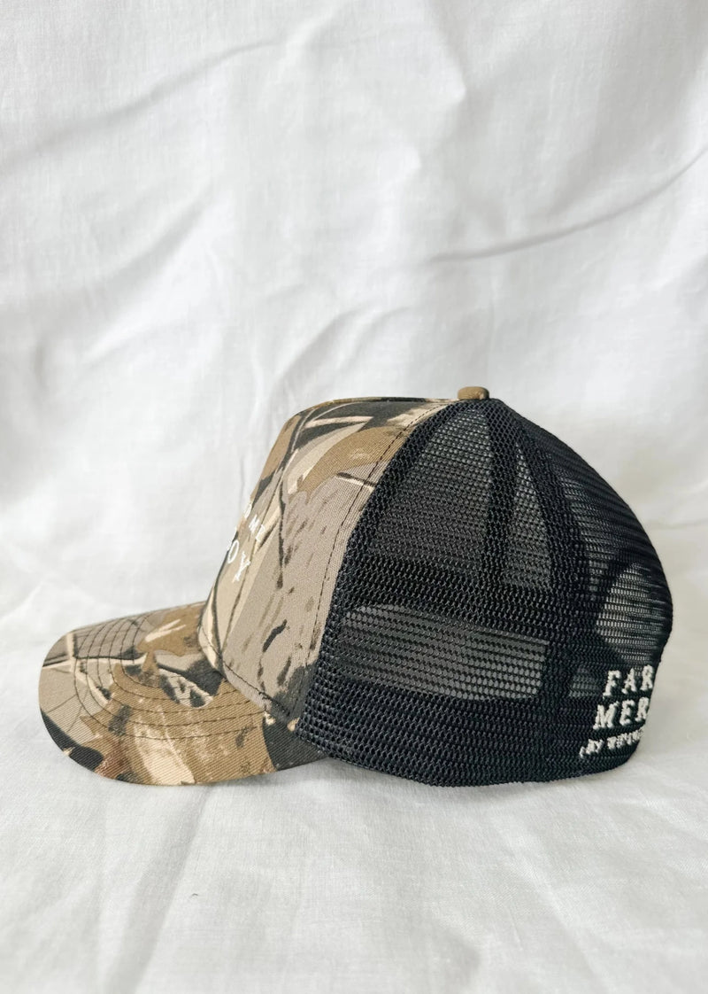 Farmer Camo Trucker Hat