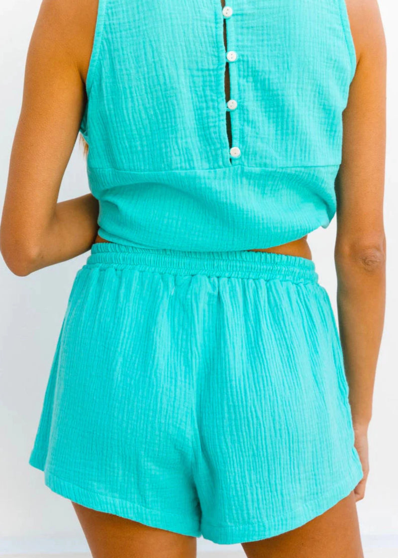 Dreamtime Shorts - Turquoise - BACK IN MARCH