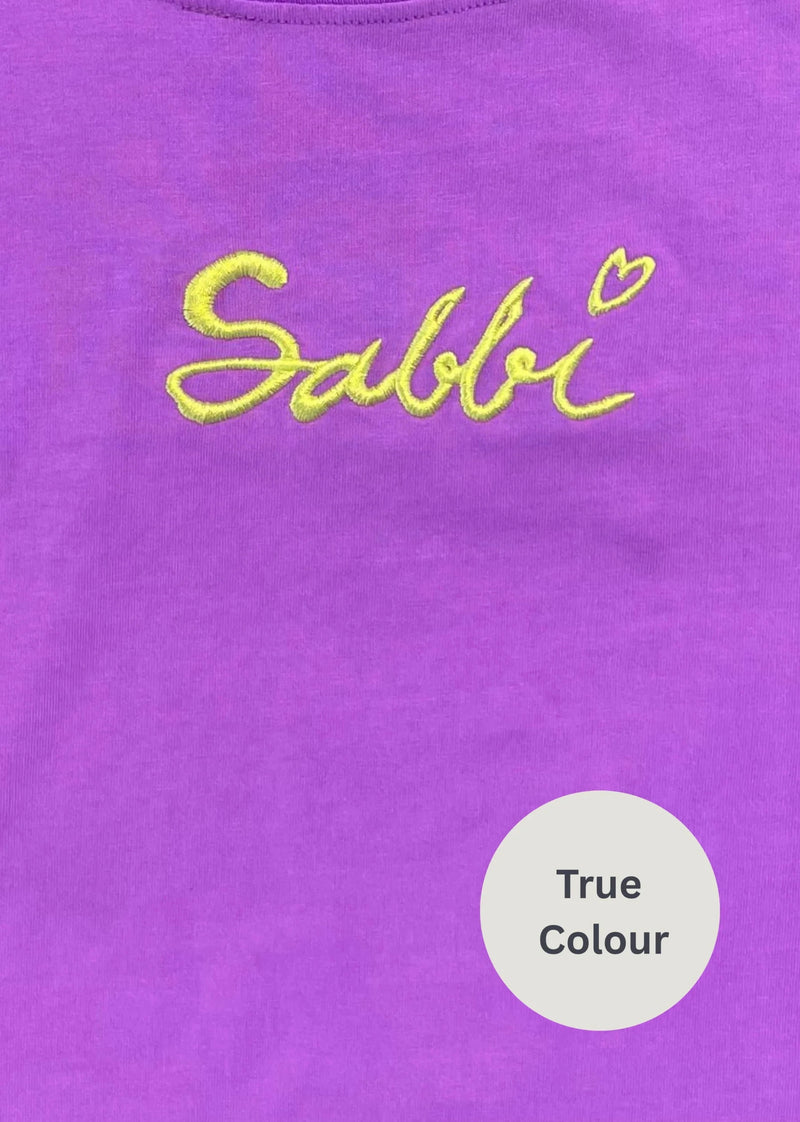 The Stand Out Tee - Fluro Purple