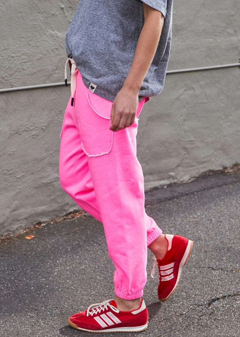 Capri Pink Track Pant