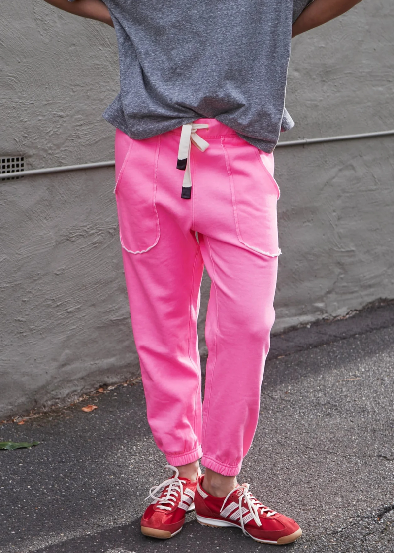 Capri Pink Track Pant