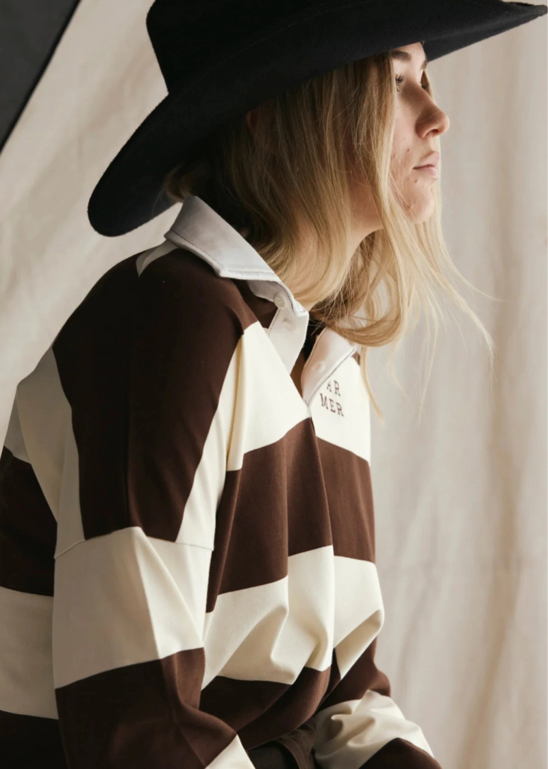 Jersey Long Sleeve - Choc/Cream