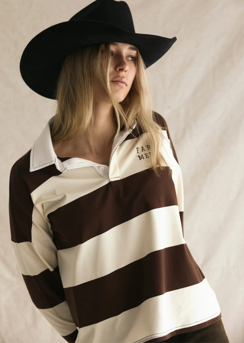 Jersey Long Sleeve - Choc/Cream