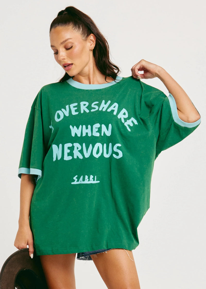 The Very Oversized Overshare Tee - Green