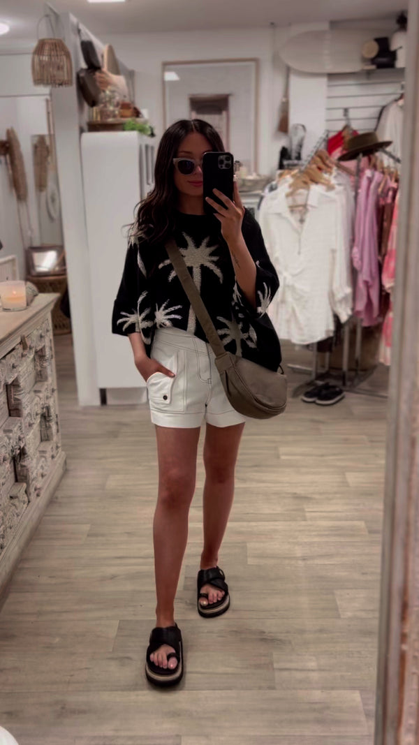 Palm Cove Knit - Black
