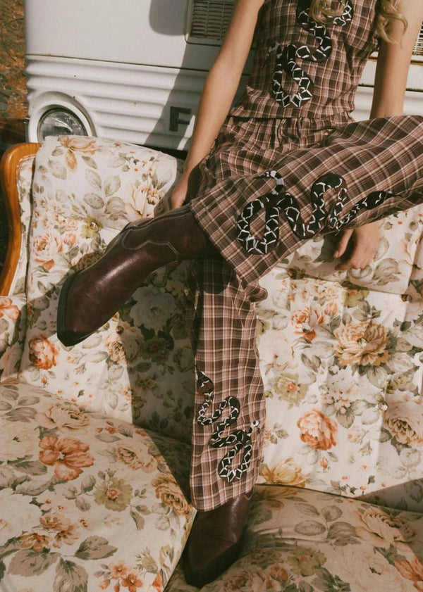 Rattle Snake Plaid Pant