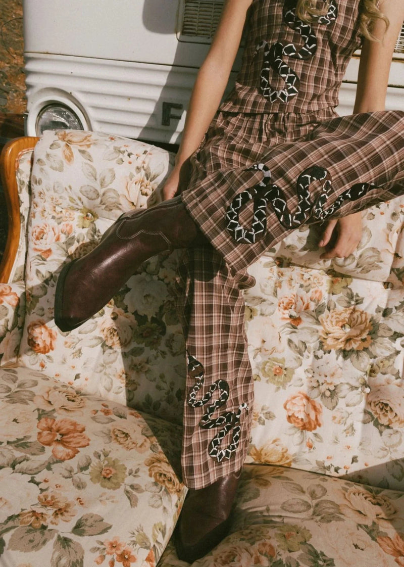Rattle Snake Plaid Pant