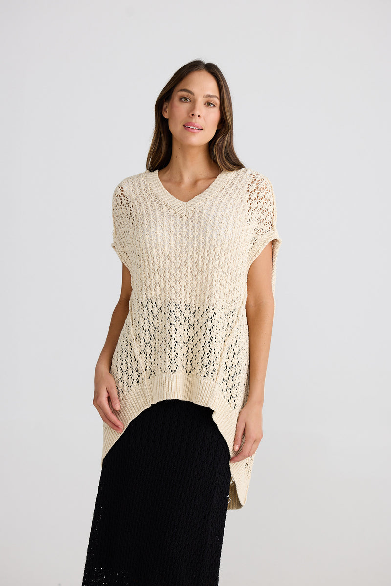 Kasbah Top - Natural Crochet