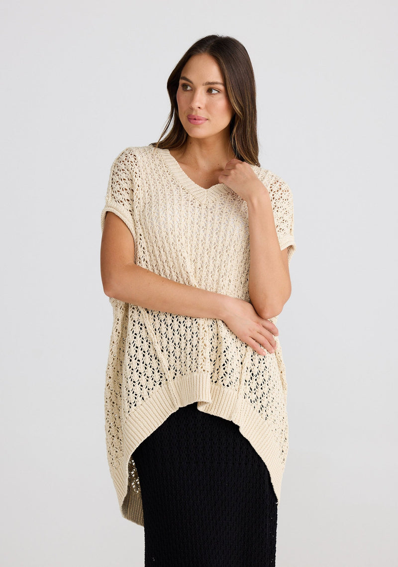 Kasbah Top - Natural Crochet