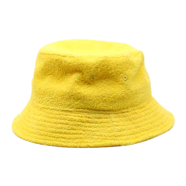 Phoebe Kids Terry Bucket Hat - Lemon