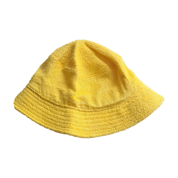 Phoebe Kids Terry Bucket Hat - Lemon