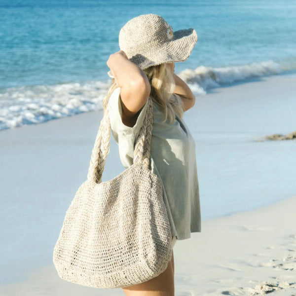 Elle Grande Hemp Tote - Natural