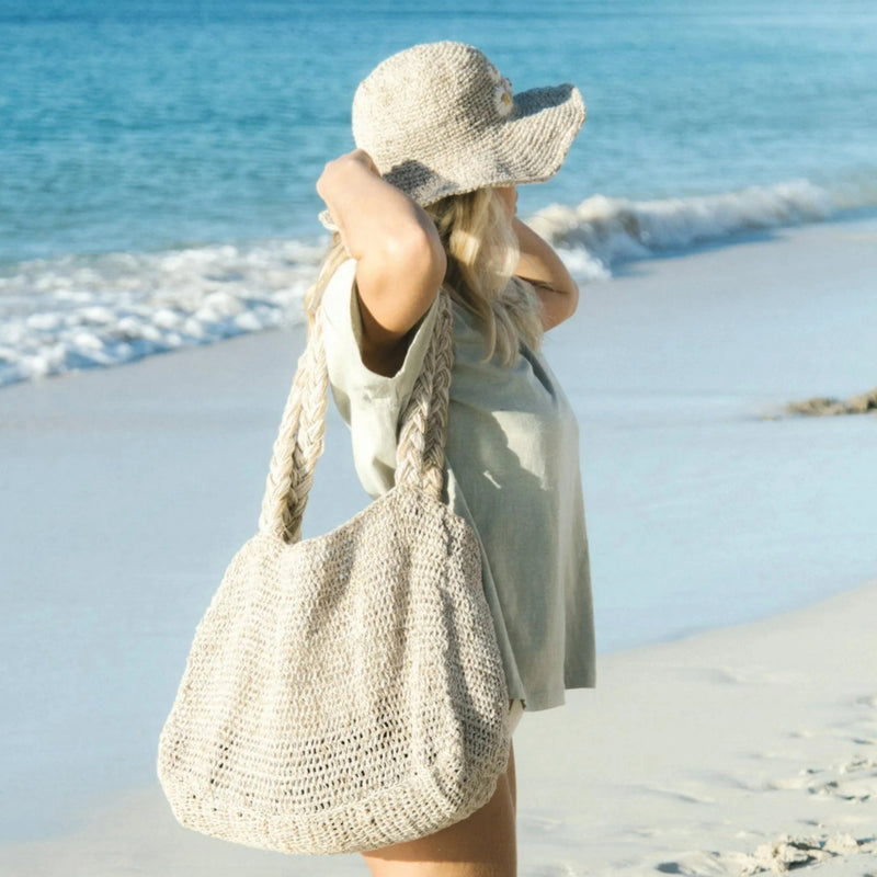 Elle Grande Hemp Tote - Natural