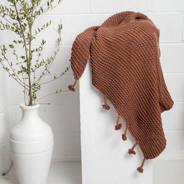 Mont Clair Throw - Rust