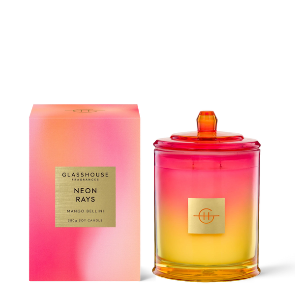 Neon Rays - 380g Soy Candle