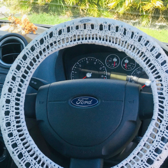 Steering Wheel Cosie - Roaming Original (White)