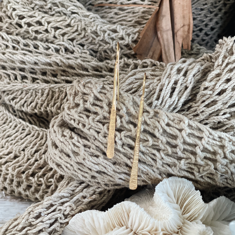 'Totem' -Euro Gold Earrings