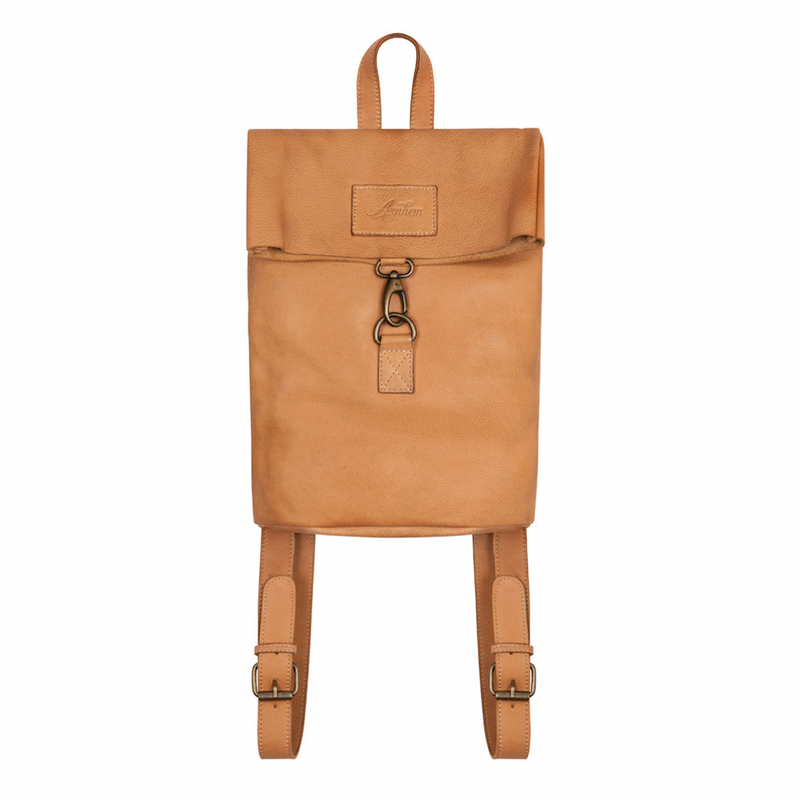 Marley Leather Backpack - Tan