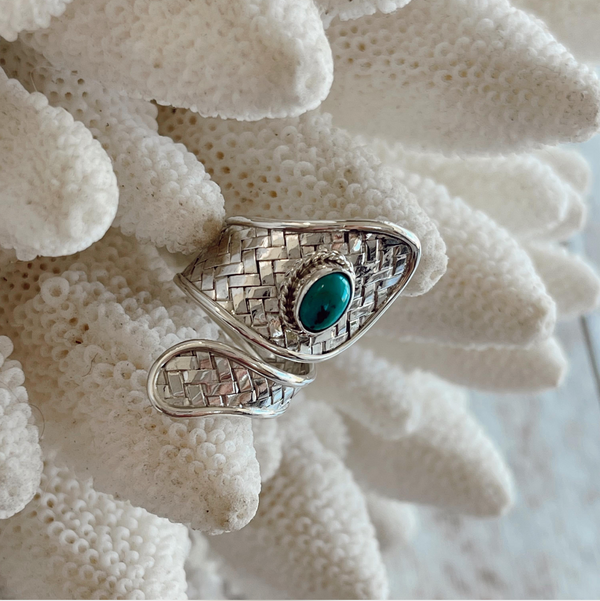 'Ora Ring' - TURQUOISE - Sterling Silver Ring