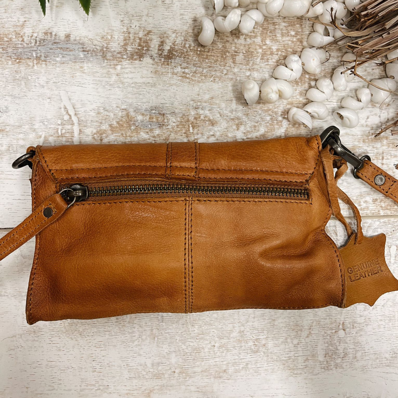 Amelia Leather Bag - Tan