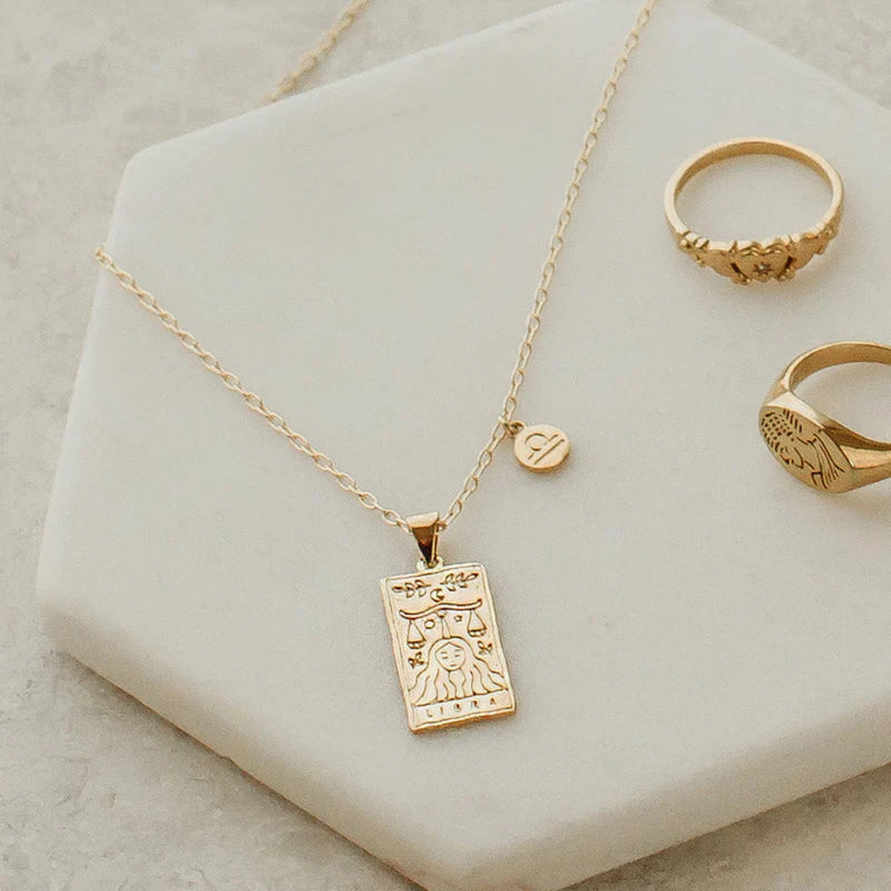 Libra Zodiac Necklace