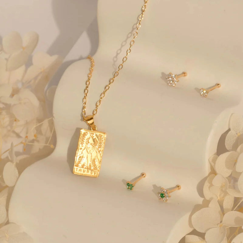 Taurus Zodiac Necklace