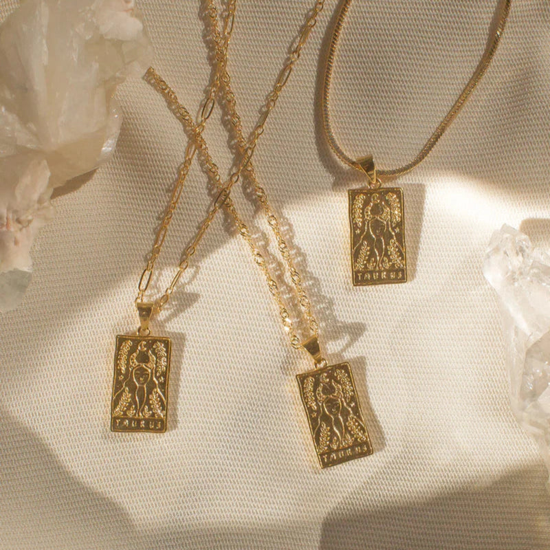 Taurus Zodiac Necklace