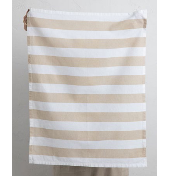 Cafe Stripe Tea Towel